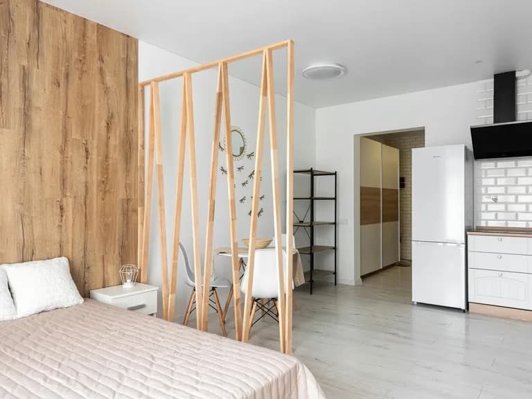 Salle de bain contemporaine en bois